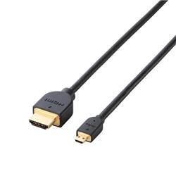 HDMI-Microケーブル/イーサネット対応/1.5m/ブラック