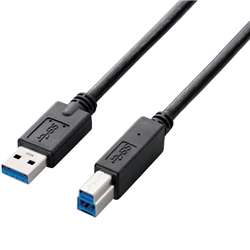 USB3.0ケーブル(A-B)/1m/ブラック