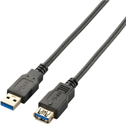USB3.0延長ケーブル(A-A)/1m/ブラック