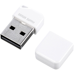 USB2.0メモリ(4GB) 超小型タイプ(ホワイト)