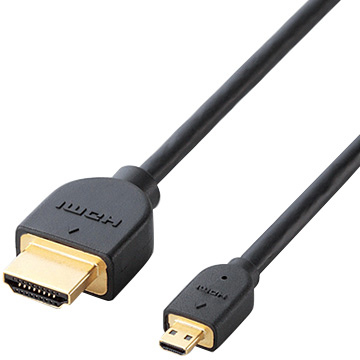 イーサネット対応HDMI-Microケーブル(A-D)/0.7m