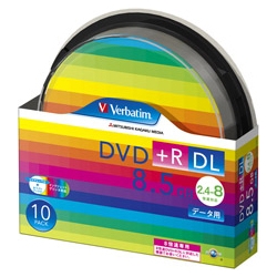 DVD+R DL 8.5GB 8倍速対応 10枚 白