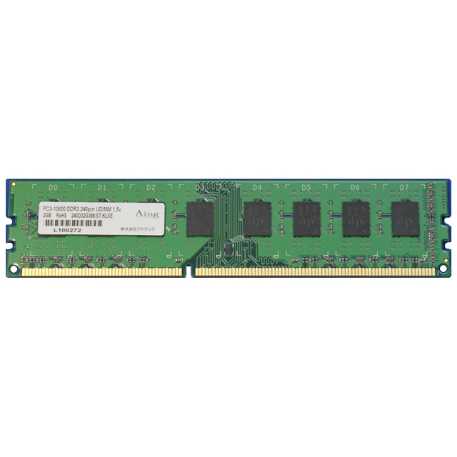DDR3-1333 240pin UDIMM 4GB