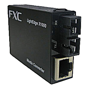 10/100TX-FXメディアコンバータ(SC、SMF15km)