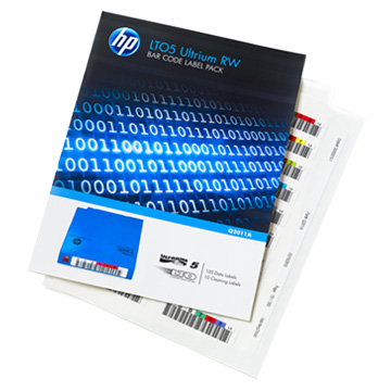 LTO5 WORM Barcode Label Pack