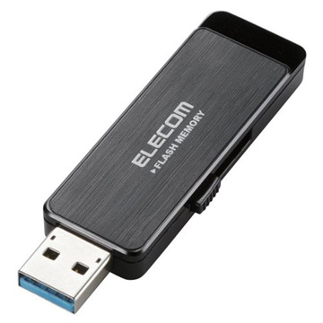 USBフラッシュ/32GB/ハードウェア暗号化/ブラック/USB3.0