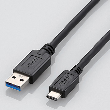 USB3.1ケーブル/A-C/ノーマル/1.5m/ブラック