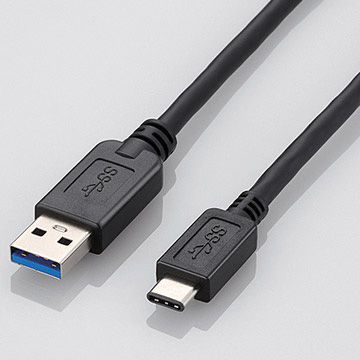 USB3.1ケーブル/A-C/ノーマル/2m/ブラック