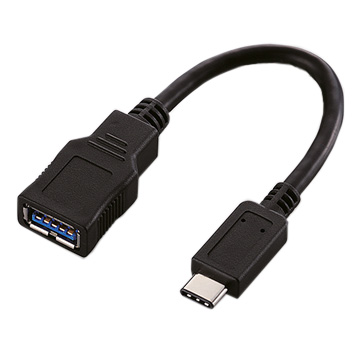USB3.1変換ケーブル/Type-C端子/ブラック