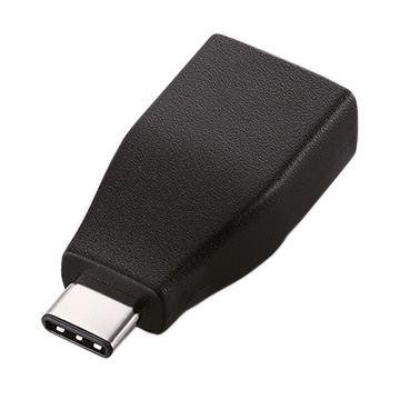 USB3.1変換アダプタ/Type-C端子/ブラック