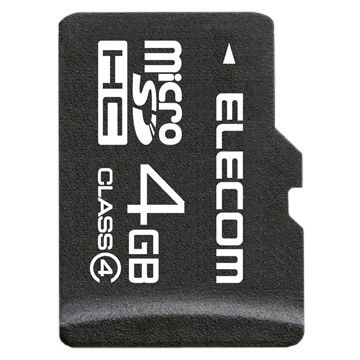 microSDHCカード/CL4/4GB/法人用