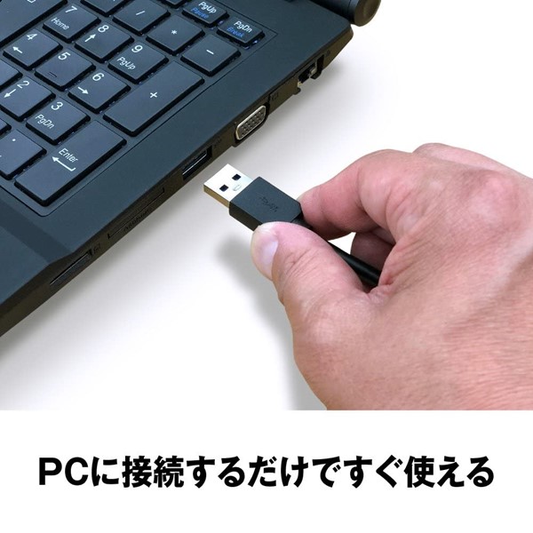 USB3.1(Gen1)/3.0 ポータブルHDD 500GB ブラック