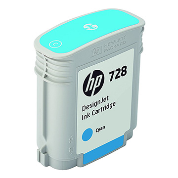 HP728インクカートリッジシアン 40ml