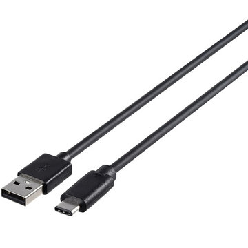 USB2.0ケーブル(A-C) 0.5m ブラック