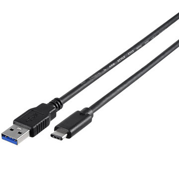 USB3.1 Gen1ケーブル(A-C) 1m ブラック