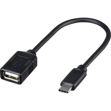 USB2.0変換ケーブル(Aメス-C) 0.15m ブラック