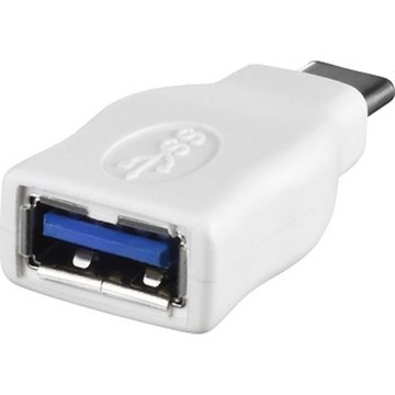 USB3.1 Gen1変換アダプター(Aメス-C) ホワイト