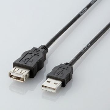 EU RoHS指令準拠USB延長ケーブル 1.0m ブラック