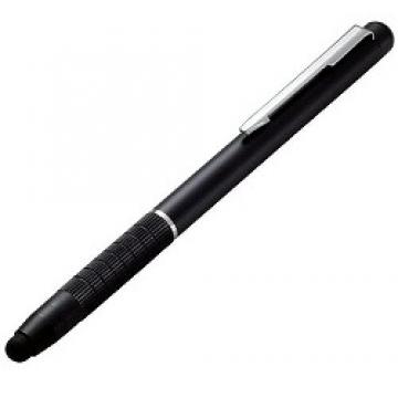 タブレットPC対応タッチペン[ロングタイプ] ブラック