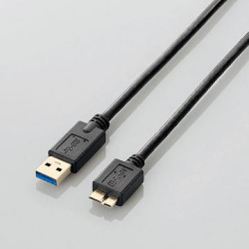 USB3.0ケーブル(A-microB)/2.0m/ブラック