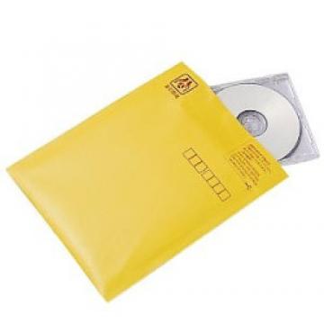 CD&DVD郵送用封筒(10枚組) イエロー CD-602-10