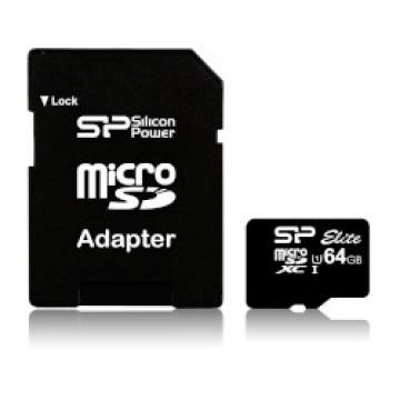64GB microSDXC Class10 UHS-1対応(SP Elite UHS-1)