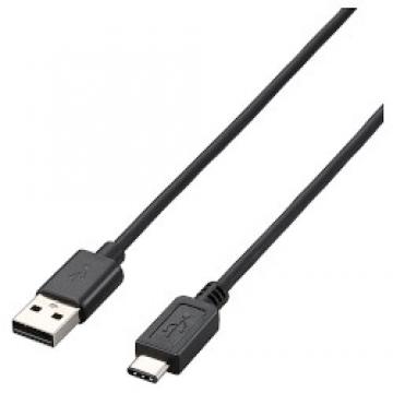 USB2.0ケーブル/A-Cタイプ/ノーマル/0.5m/ブラック