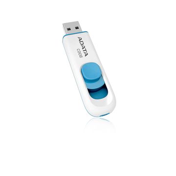 DashDrive C008 スライド USBフラッシュ 16GB WT/BL