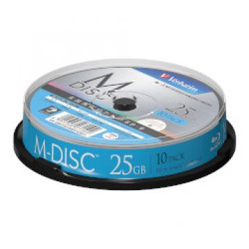 データ用ブルーレイM-DISC1回記録25GB スピンドル10P