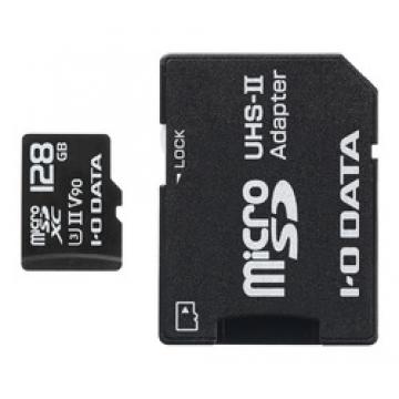 UHS-II UHS スピードクラス3対応 microSDメモリーカード 128GB