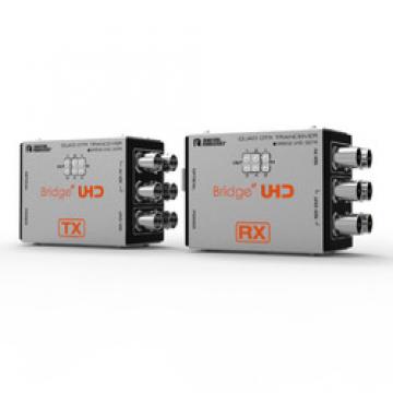 4K UHD対応3G-SDI6系統伝送光延長器 UHD_QOTR