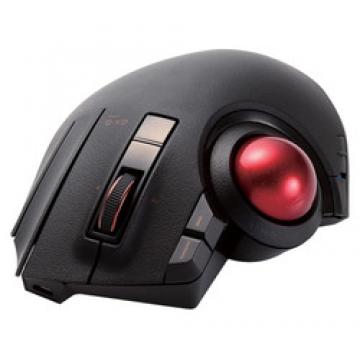 トラックボールマウス/親指/8ボタン/有線/無線/Bluetooth/ブラック