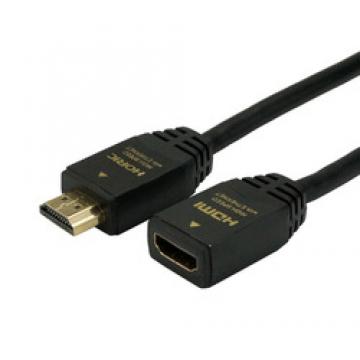 ハイスピードHDMI延長ケーブル1.5m ブラックタイプAメス-タイプAオス