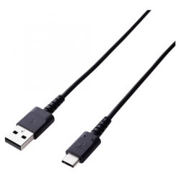 スマートフォン用USBケーブル/USB(A-C)/認証品/高耐久/1.2m/ブラック