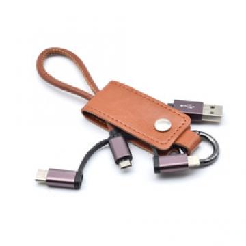 Keycase Cable 3in1 Brown KC3IN1-BR