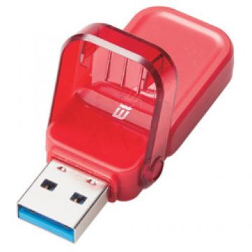 USBメモリー/USB3.1(Gen1)対応/フリップキャップ式/32GB/レッド