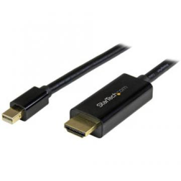 ディスプレイ変換ケーブル/mDP 1.2 - HDMI 1.4/2m/4K30Hz/BK