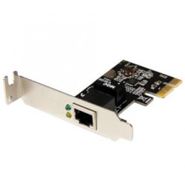 LANカード/PCIe/x1/1x RJ45/10/100/1000Mb/Win & Mac/LP