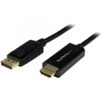 ディスプレイ変換ケーブル/DP 1.2 - HDMI 1.4/3m/4K30Hz/BK
