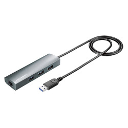 ◇USB 3.2 Gen 1(USB 3.0)ハブ搭載ギガビットLANアダプター