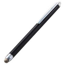 ◇スマートフォン・タブレット用タッチペン/導電繊維タイプ/ブラック