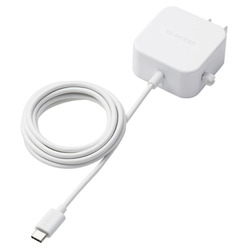 ◇AC充電器/USB-C/ケーブル一体型/1.5m/ホワイト