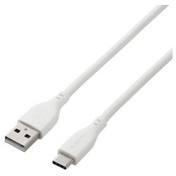 ◇MPA-ACSS10WH USB-A to USB Type-Cケーブル/なめらか/1.0m/ホワイト
