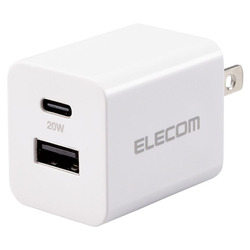 ◇AC充電器/20W/USB-C1ポート/USB-A1ポート/ホワイト