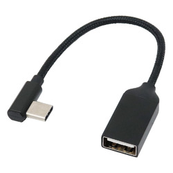 ◇U20CA-LF01T USB Type-Cホストケーブル C - A L型 10cm