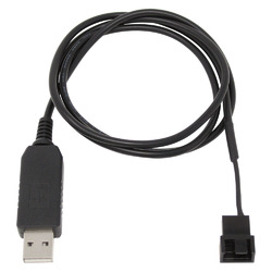 ◇CA-USB12VA ファン用USB電源変換ケーブル 12V昇圧タイプ