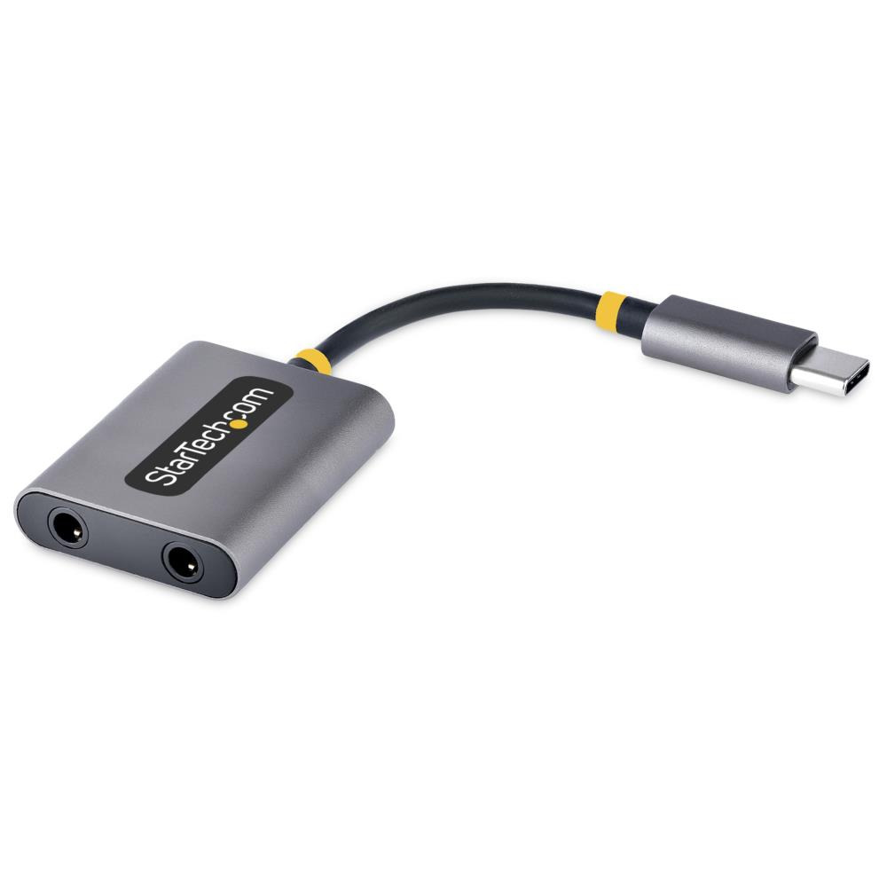 ◇オーディオスプリッター／USB-C接続／3.5mm 4極ステレオミニジャック
